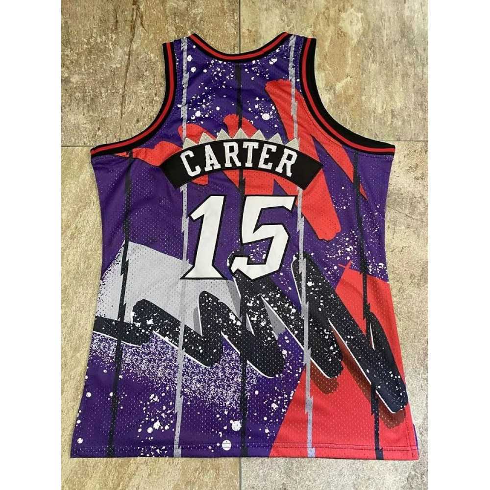 Vince Carter Toronto Raptors Throwback Hardwood Classics 1998-99 Hyper Hoops Jersey - Purple-Pro Kit Vault | Brand New 26/27 Sports Jerseys